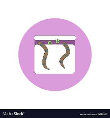 In flat design Halloween icon vector image