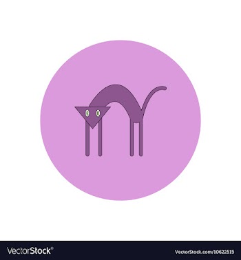 In flat design Halloween icon vector image