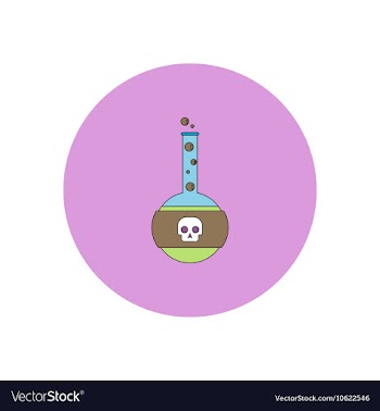 In flat design Halloween icon vector image