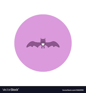In flat design Halloween icon vector image
