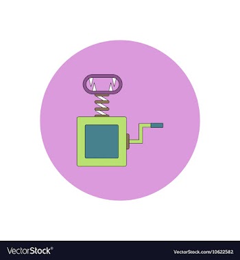 In flat design Halloween icon vector image