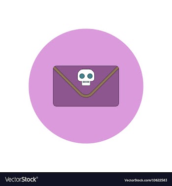 In flat design Halloween icon vector image
