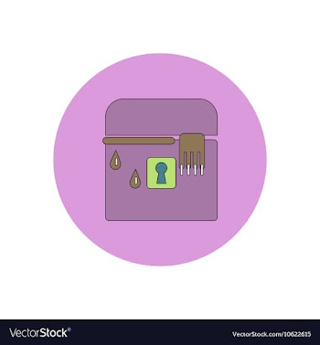 In flat design Halloween icon vector image