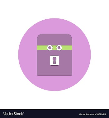 In flat design Halloween icon vector image