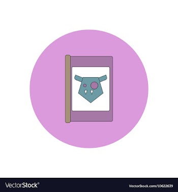 In flat design Halloween icon vector image