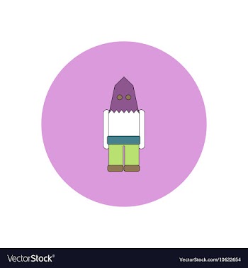 In flat design Halloween icon vector image