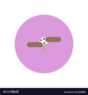 In flat design Halloween icon vector image