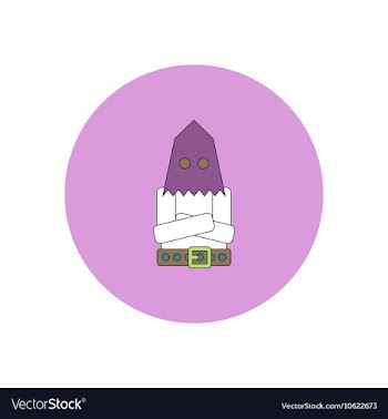 In flat design Halloween icon vector image