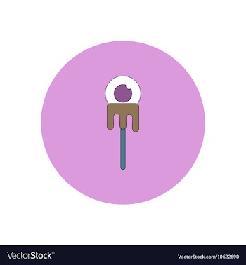In flat design Halloween icon vector image