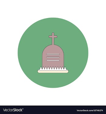In flat design Halloween icon vector image
