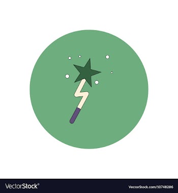 In flat design Halloween icon vector image