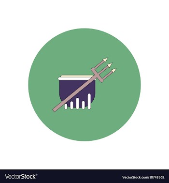 In flat design Halloween icon vector image