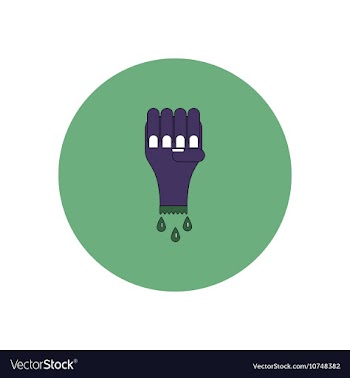 In flat design Halloween icon vector image