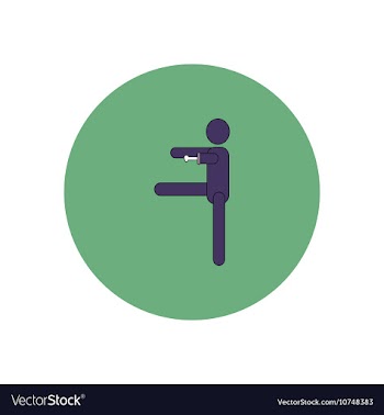 In flat design Halloween icon vector image