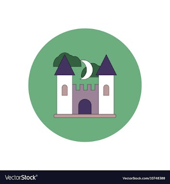 In flat design Halloween icon vector image