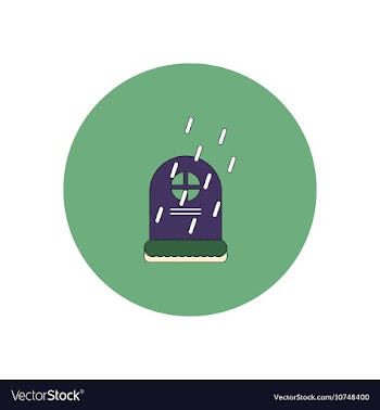 In flat design Halloween icon vector image