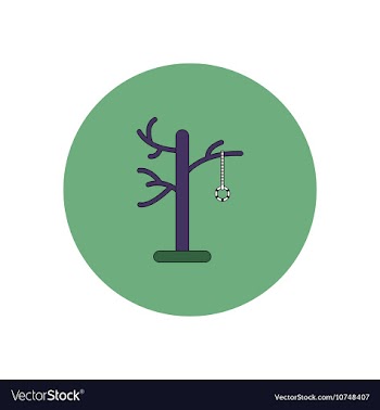 In flat design Halloween icon vector image