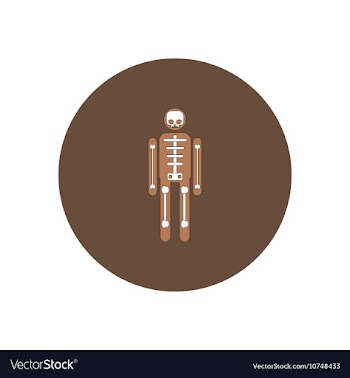 In flat design Halloween icon vector image