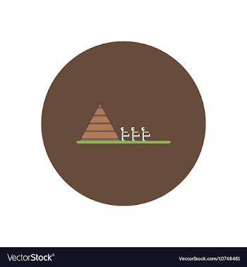 In flat design Halloween icon vector image