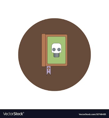In flat design Halloween icon vector image