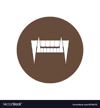 In flat design Halloween icon vector image