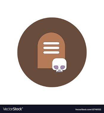 In flat design Halloween icon vector image