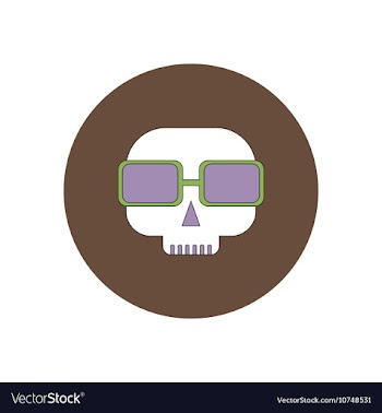 In flat design Halloween icon vector image