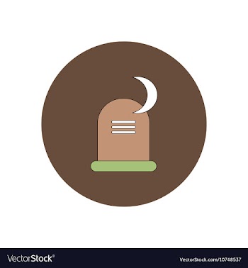 In flat design Halloween icon vector image
