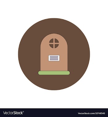 In flat design Halloween icon vector image