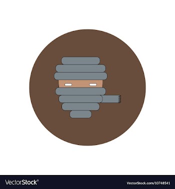 In flat design Halloween icon vector image
