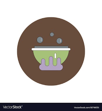 In flat design Halloween icon vector image