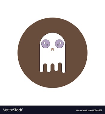 In flat design Halloween icon vector image
