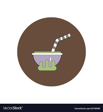 In flat design Halloween icon vector image