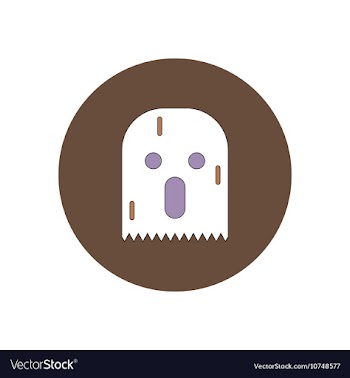 In flat design Halloween icon vector image