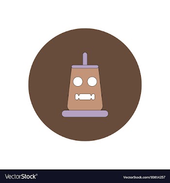 In flat design Halloween icon vector image