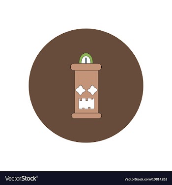 In flat design Halloween icon vector image
