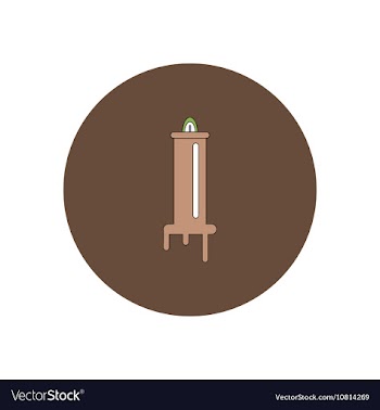 In flat design Halloween icon vector image