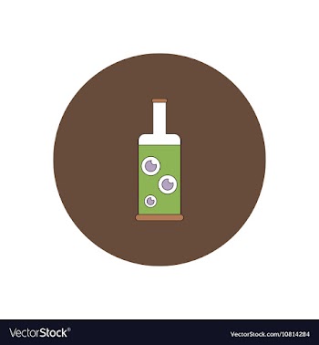 In flat design Halloween icon vector image