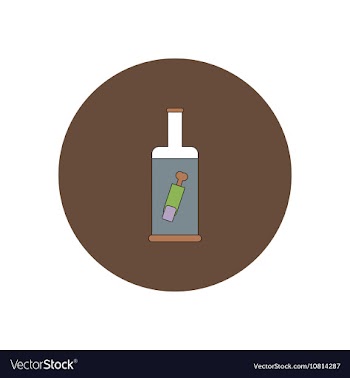 In flat design Halloween icon vector image