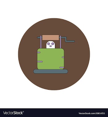 In flat design Halloween icon vector image