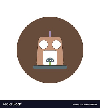 In flat design Halloween icon vector image