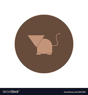 In flat design Halloween icon vector image