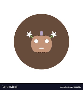 In flat design Halloween icon vector image