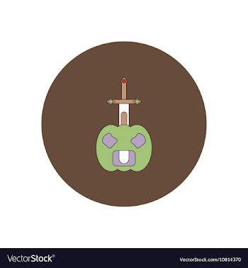 In flat design Halloween icon vector image