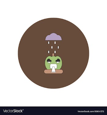 In flat design Halloween icon vector image
