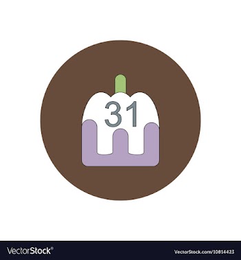 In flat design Halloween icon vector image