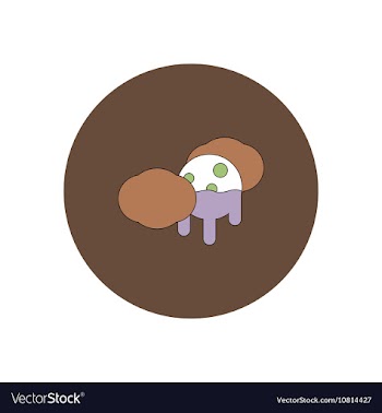 In flat design Halloween icon vector image