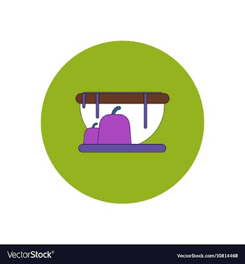 In flat design Halloween icon vector image