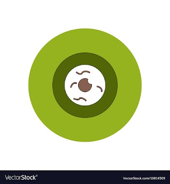 In flat design Halloween icon vector image