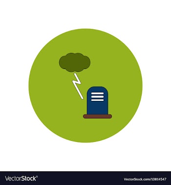 In flat design Halloween icon vector image